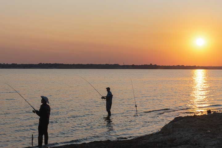 Fishing Near Dallas, Texas.