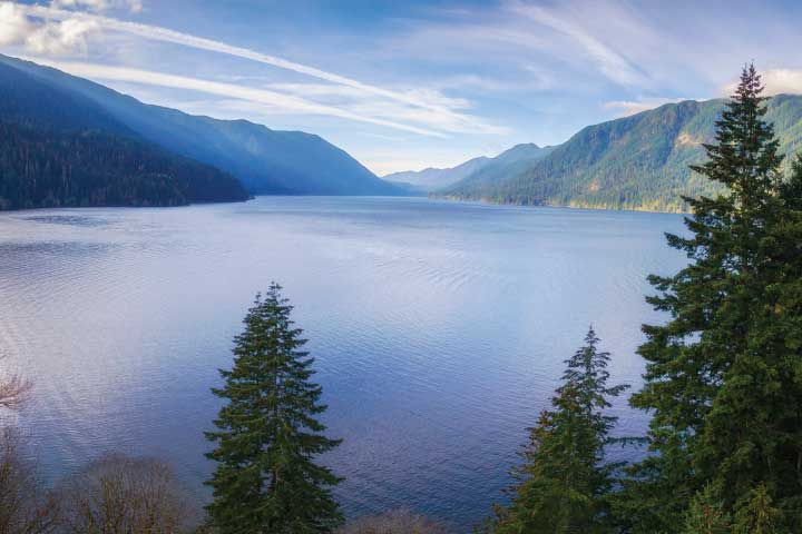 Lake Crescent, Washington.