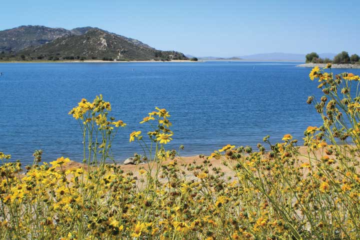 Lake Perris Near Los Angeles, California.