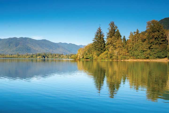 Lake Quinault, Washington.