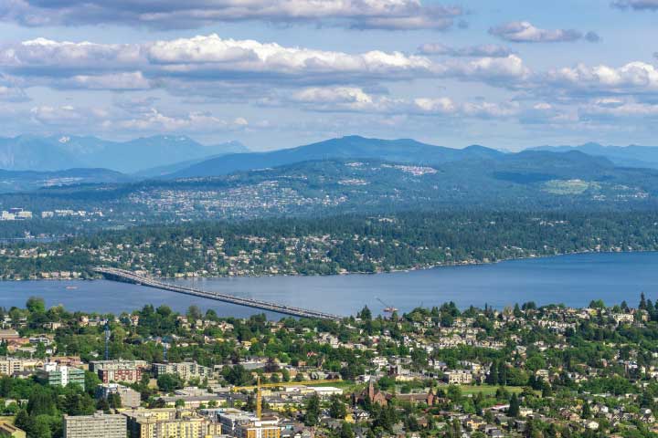 Lake Washington, Seattle, Washington.