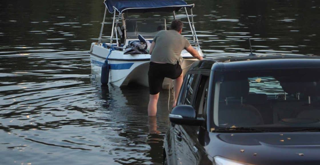 Launching a Boat.