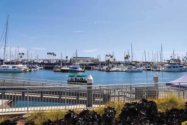 Marina del Rey Docks.