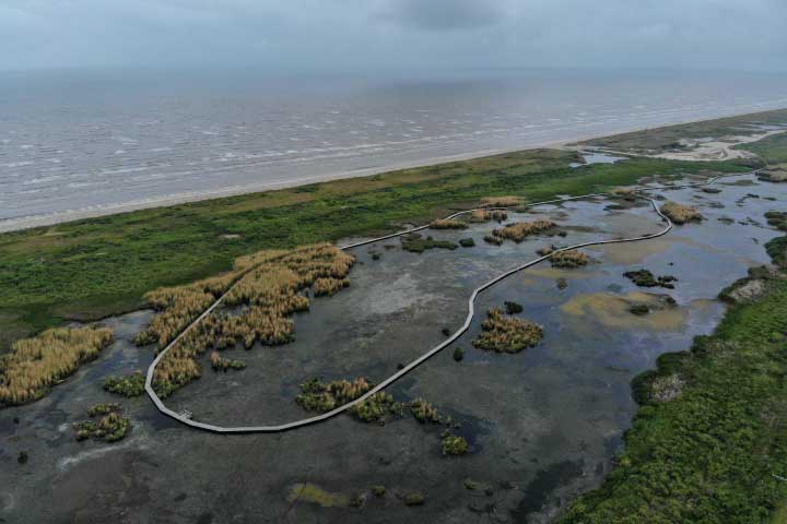 Sea Rim State Park, Texas.