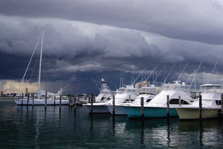 Storm Approaching Marina.