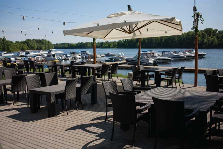 Waterfront Dining.