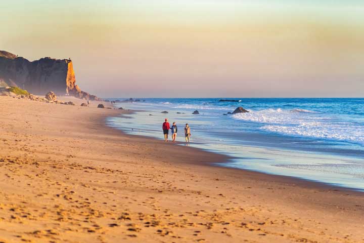 Zuma Beach, Los Angeles, California.