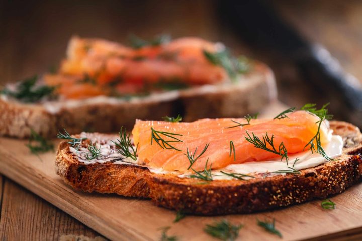 Smoked Salmon Toast