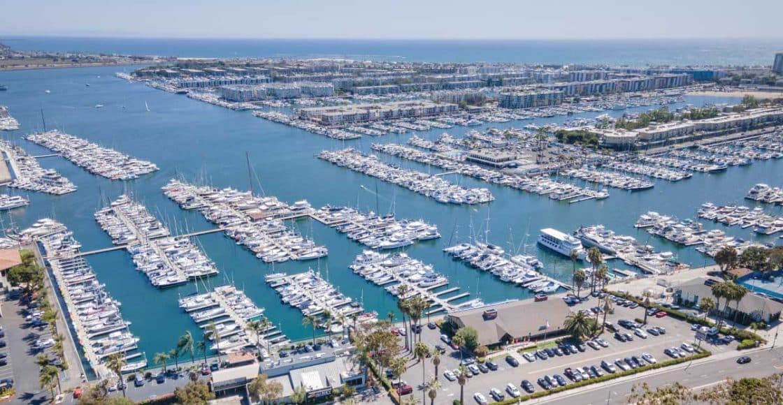 Boating in Los Angeles.