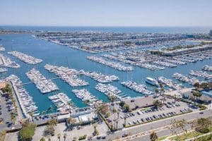 Boating in Los Angeles.