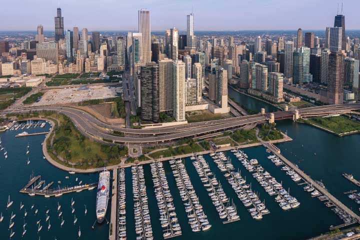 DuSable Harbor, Chicago.