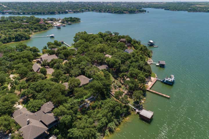 Eagle Mountain Lake, Texas.