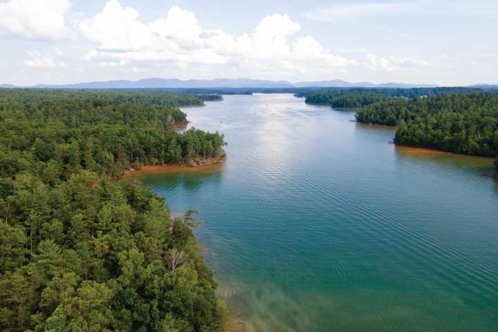 Lake James, Near Charlotte, North Carolina.