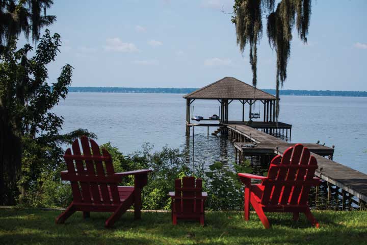 Lake Waccamaw, Near Charlotte, North Carolina.