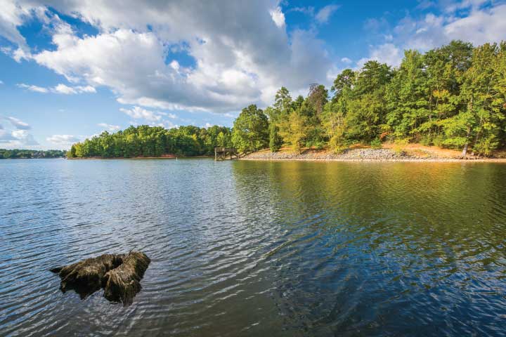 Lake Wylie, Near Charlotte, North Carolina.