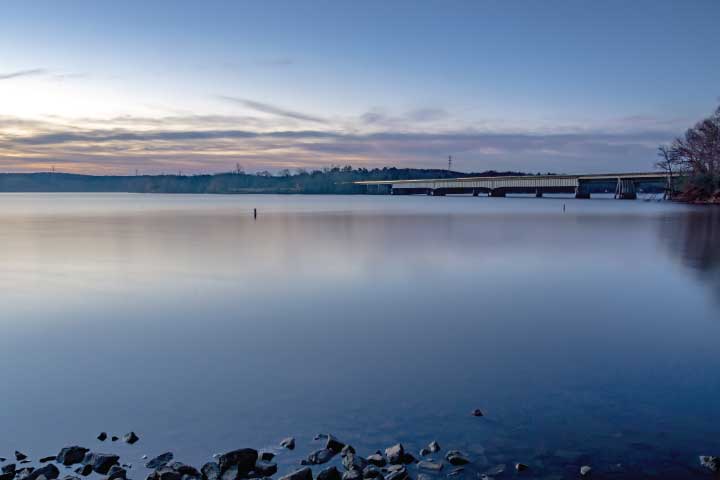 Mountain Island Lake, Near Charlotte, North Carolina.