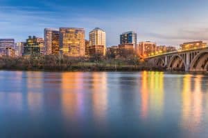 Rivers and Lakes Near Washington, D.C.