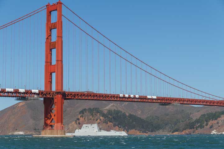 San Francisco Fleet Week Parade of Ships.