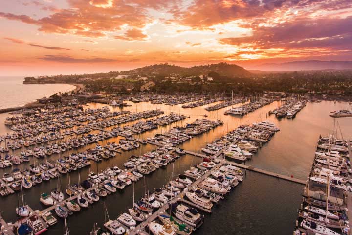 Santa Barbara Harbor.