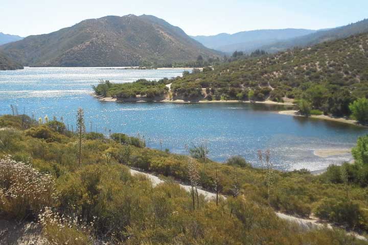 Silverwood Lake, California.