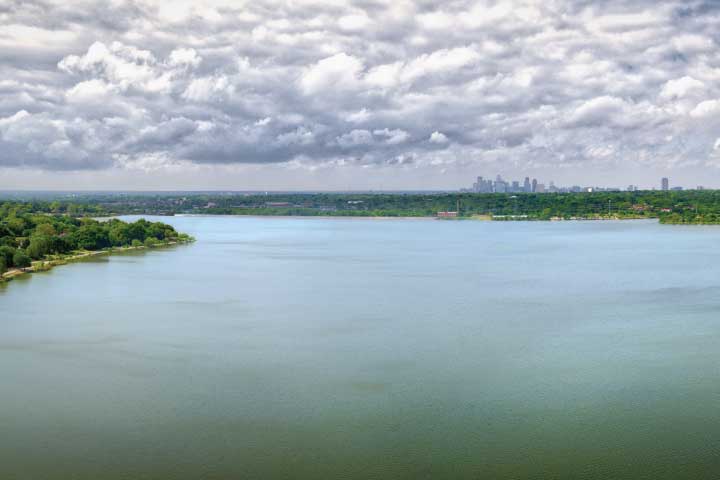 White Rock Lake, Texas.