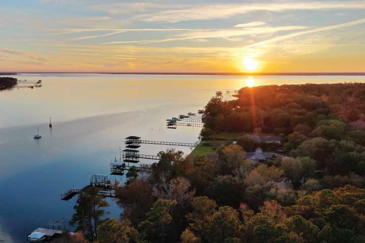 Bulls Bay, St. Johns River, Jacksonville, Florida.