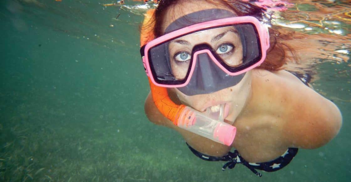 Snorkeling in Key Largo.