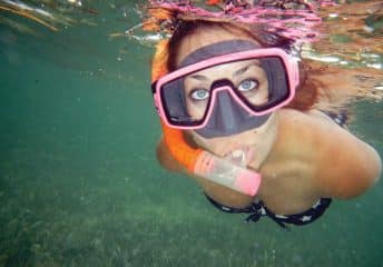 Snorkeling in Key Largo.