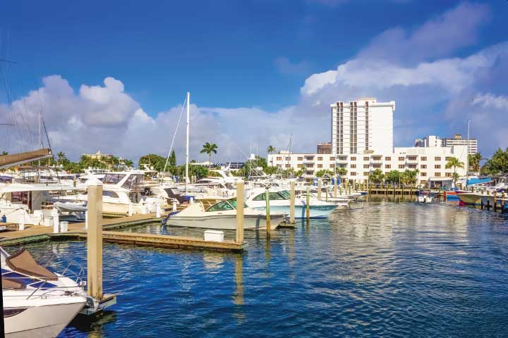 Bahia Mar Yachting Center, Fort Lauderdale.