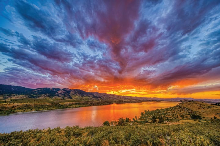 Horsetooth Reservoir, Colorado.