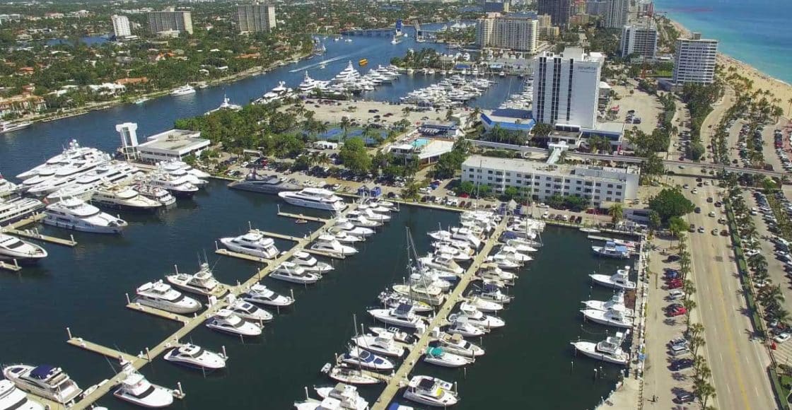 Marinas in Fort Lauderdale.