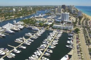 Marinas in Fort Lauderdale.