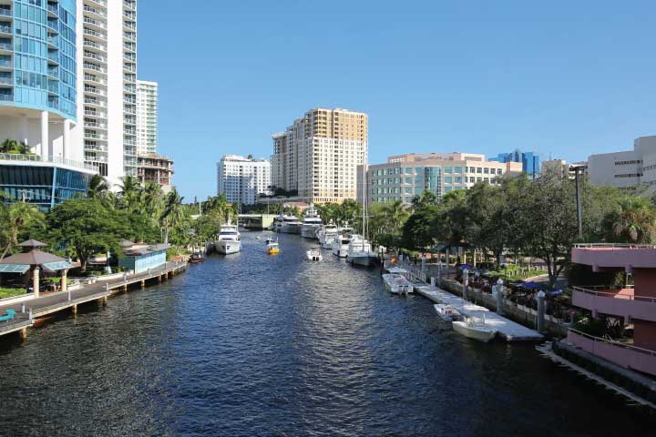 New River Downtown Docks, Fort Lauderdale.