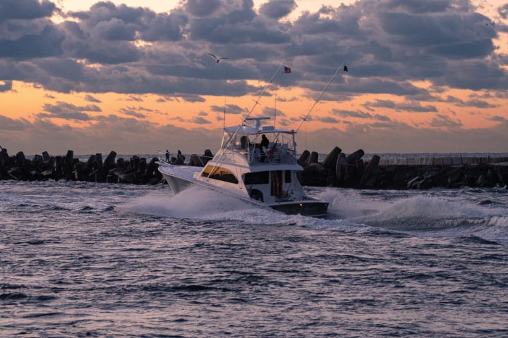 Fishing in New Jersey.