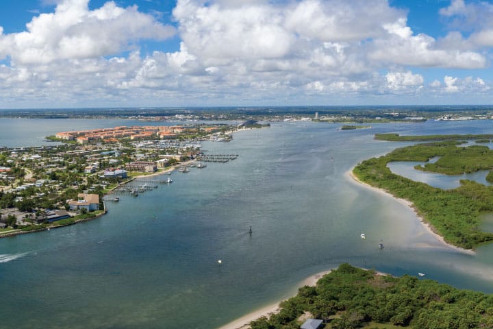 Fort Pierce Sandbar, Florida.