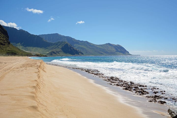 Ka'ena Point State Park, O'ahu, Hawaii.