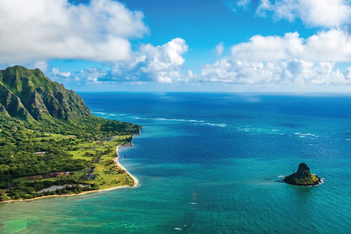 Kaneohe Bay, O'ahu, Hawaii.