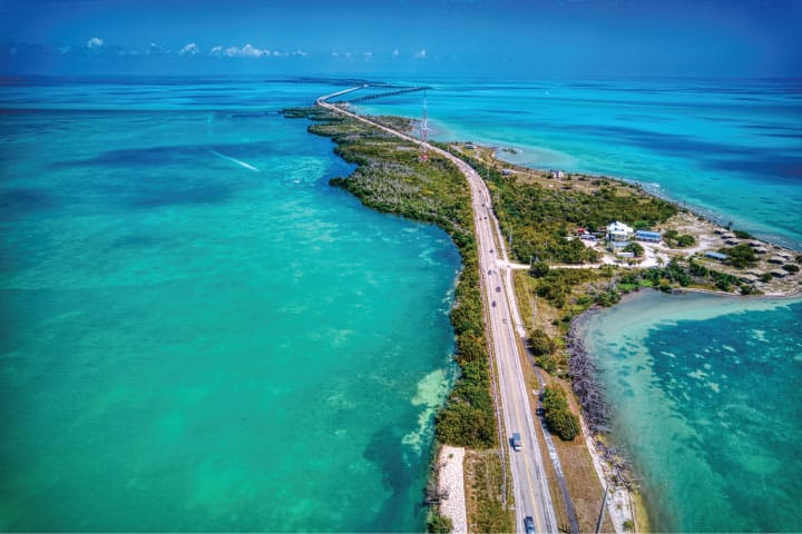 The Florida Keys Overseas Highway.