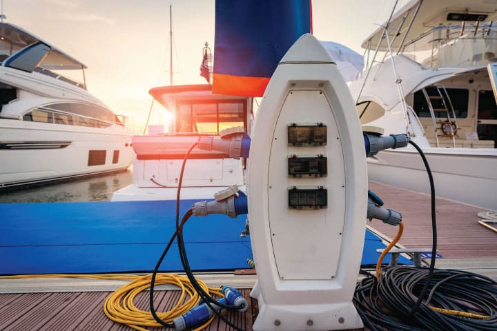 Charging Station for Boats.