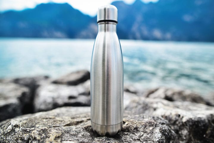 Reusable water bottle.