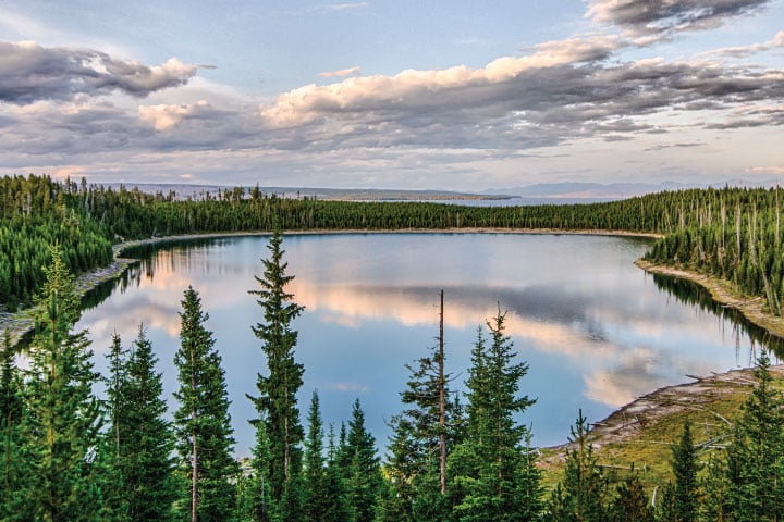 Yellowstone Lake, Wyoming.