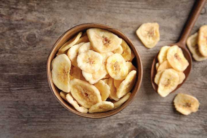 Banana chips.