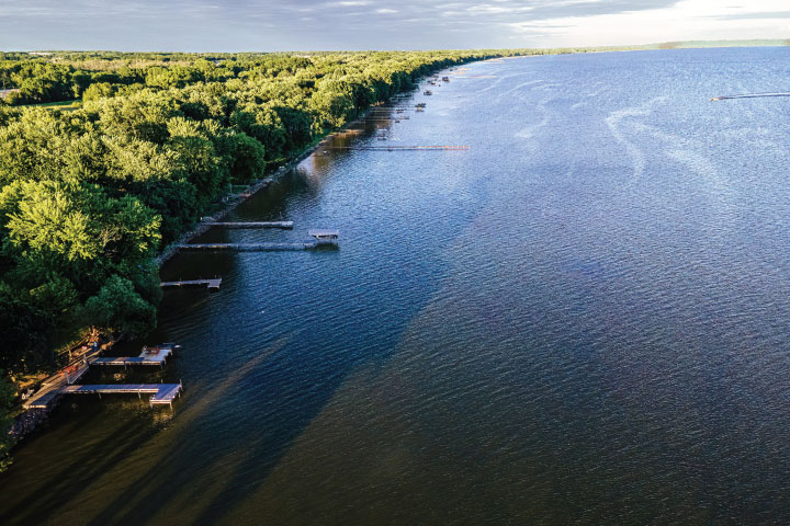 Lake Winnebago, Wisconsin.