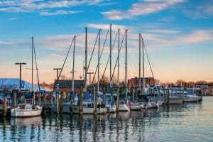 Marinas in Annapolis.