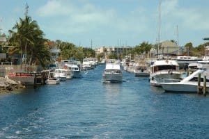 Marinas in Key Largo.