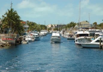 Marinas in Key Largo.