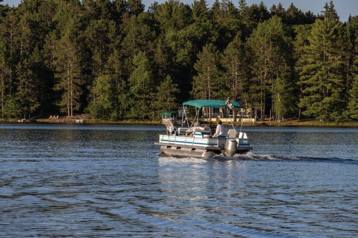 Small pontoon.