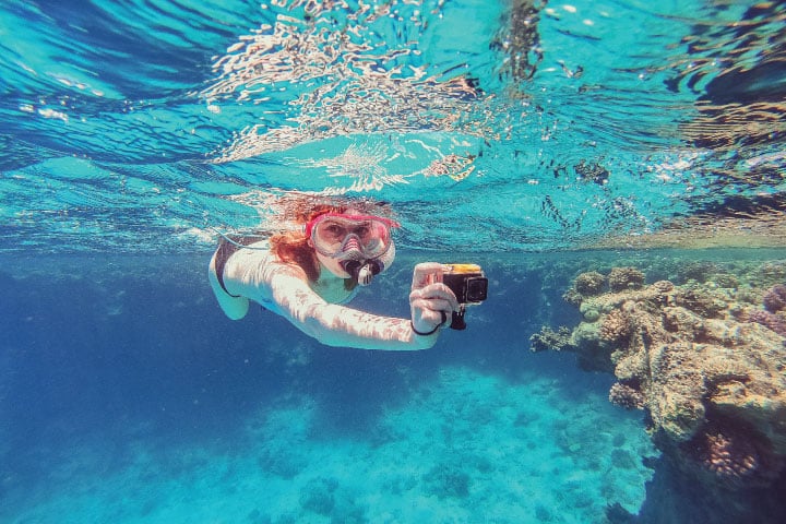Underwater camera.
