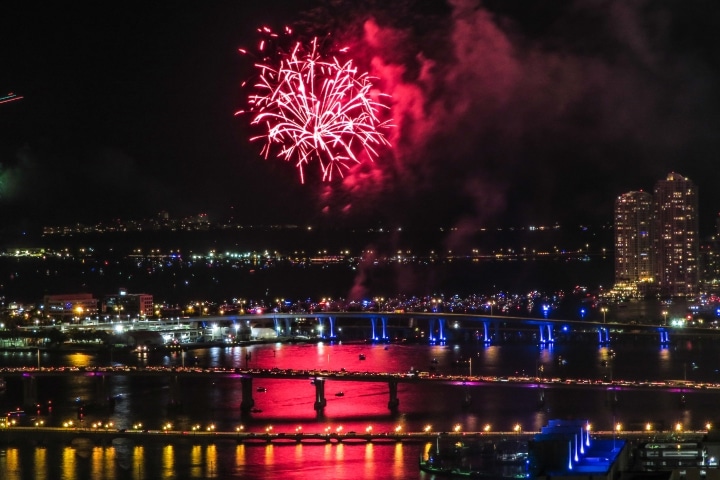 Miami 4th of july on the water