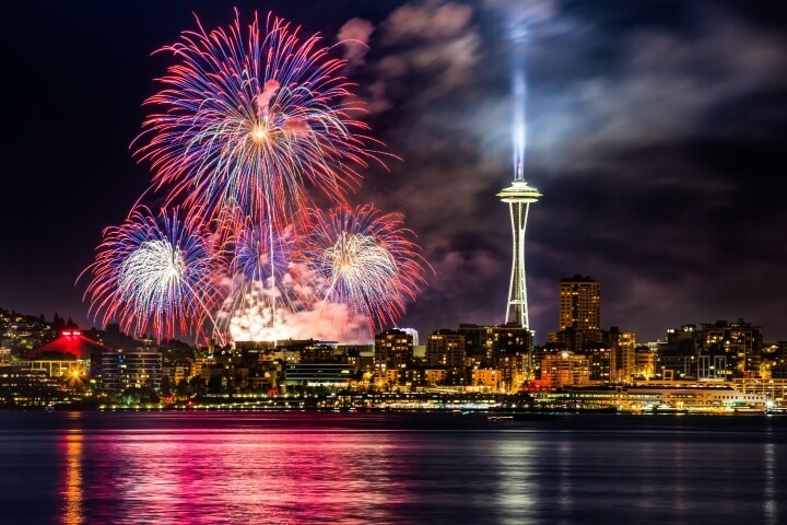 Seattle 4th of july on the water